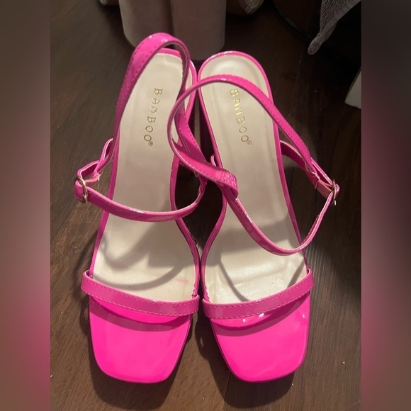 BAMBOO Shoes - pink heels